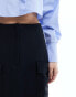 Closet London A-line mini skirt with pockets in black DE 34 - фото #4