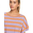 ROXY Stripy Sand short sleeve T-shirt