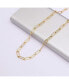 Stylish Teens/Young Adults 14k Gold Plated Cable Link Chain Adjustable Necklace