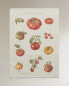 Tomato print tea towel (pack of 2)