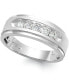 ფოტო #1 პროდუქტის Men's Five-Stone Diamond Ring in 10k White Gold (1 ct. t.w.)