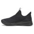 Фото #3 товара Puma Softride Sophia 2 Logo Slip On Womens Black Sneakers Casual Shoes 37878701