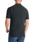 ფოტო #2 პროდუქტის Men's Acid Washed Camp Collar Short Sleeve Sweater Shirt