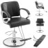 Фото #1 товара Fotel fryzjerski barberski kosmetyczny z podnóżkiem Physa HOVE - czarny