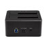 StarTech.com Dual-Bay USB 3.0 to SATA Hard Drive Docking Station - USB Hard Drive Dock - External 2.5/3.5" SATA I/II/III SSD/HDD Docking Station - Hot-Swap Hard Drive Bays - Top-Loading - HDD - SSD - Serial ATA - Serial ATA II - Serial ATA III - 2.5,3.5" - 10 TB - USB