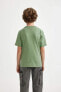 Erkek Çocuk T-shirt B7218a8/gn973 Green