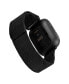 Фото #2 товара Black Stainless Steel Mesh Band Compatible with the Fitbit Versa and Fitbit Versa 2