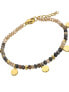 Stylish beaded bracelet with Lilith jasper EWB23041G