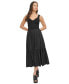 Women's Sweetheart-Neck Sleeveless A-Line Dress