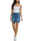 Women's Mid Rise Denim Mini Skirt