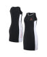 ფოტო #1 პროდუქტის Women's Black St. Louis Cardinals Colorblock Quarter-Zip Sleeveless Dress