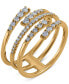 ფოტო #1 პროდუქტის Diamond Multirow Wrap Ring (1/2 ct. t.w.) in 14k Gold