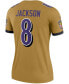 ფოტო #4 პროდუქტის Women's Lamar Jackson Gold-Tone Baltimore Ravens Inverted Legend Jersey