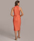 Фото #1 товара Платье без рукавов из хлопка с отложным воротником "DKNY" для женщин