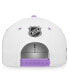 Фото #2 товара Men's White, Purple Toronto Maple Leafs 2022 Hockey Fights Cancer Authentic Pro Snapback Hat
