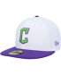 Men's White Cleveland Guardians Side Patch 59FIFTY Fitted Hat