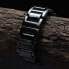 Kai Tian 20 mm Black Ceramic Watch Strap, Quick Release Watch, Quick Release Watch Strap, Folding Clasp, Bracelet for Men and Women