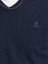 Scalpers v neck jumper in navy