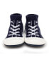Infant Girl Boy Breathable Washable Non-Slip Sock Shoes Sneakers - Navy