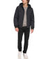 Фото #5 товара Men's Quilted Sherpa Lined Bomber Jacket