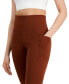 Women's Soft Side-Pocket Full-Length Leggings, Created for Macy's