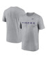 Фото #1 товара Men's Heather Gray LSU Tigers Primetime Legend Wordmark T-Shirt