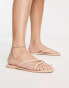 Vero Moda leather sandals in cream