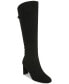 ფოტო #1 პროდუქტის Women's Adelayde Knee High Thin Block-Heel Dress Boots, Created for Macy's