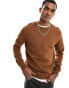 Фото #1 товара Farah tim sweatshirt in brown