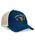 ფოტო #3 პროდუქტის Men's Navy West Virginia Mountaineers Heritage Waylon Trucker Adjustable Hat