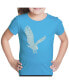 ფოტო #2 პროდუქტის Big Girl's Word Art T-shirt - Eagle