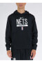 Фото #2 товара Dri-Fit NBA Brooklyn Nets Spotlight Erkek Siyah Basketbol Sweatshirt DN8149-010
