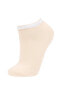 Kadın 3'lü Pamuklu Patik Çorap B6028axns