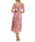 Фото #5 товара Платье Crystal Doll средней длины с принтом и оборками