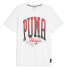 Puma Blueprint Graphic Crew Neck Short Sleeve T-Shirt Mens White Casual Tops 623 S - фото #1