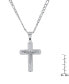 Men's Gold-Tone Crucifix Pendant 24" Necklace