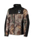 Фото #3 товара Men's Realtree Camo and Black Indianapolis Colts Circle Hunter Softshell Full-Zip Jacket