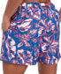 Фото #3 товара Men's Vintage Tropical Drawstring 5" Swim Trunks