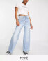 Фото #1 товара DTT Petite wide leg jeans in light wash blue