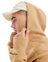 ASOS DESIGN heavyweight oversized hoodie 400gsm in light brown