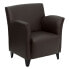 Фото #4 товара Hercules Roman Series Brown Leather Lounge Chair