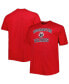 ფოტო #2 პროდუქტის Men's Red Washington Wizards Big and Tall Heart and Soul T-shirt