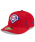 Фото #1 товара Men's Red Philadelphia Phillies 2024 Clubhouse Low Profile 59FIFTY Fitted Hat