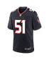 Фото #1 товара Men's Will Anderson Jr. Navy Houston Texans Game Jersey