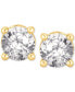 GIA Certified Diamond Stud Earrings (1-1/2 ct. t.w.) Stud Earrings in 14k White or Yellow Gold