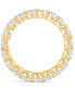 ფოტო #3 პროდუქტის Certified Lab Grown Diamond Oval-Cut Eternity Band (4 ct. t.w.) in 14k Gold