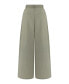 ფოტო #4 პროდუქტის Women's Pleated Wide Leg Pants