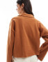 Фото #4 товара ASOS DESIGN supersoft boxy cardigan in tan