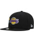 Фото #4 товара Men's Black Los Angeles Lakers Crown Champs 59FIFTY Fitted Hat