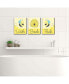 Фото #2 товара Honey Bee - Wall Art - 7.5 x 10 inches - Set of 3 Signs - Wash, Brush, Flush
